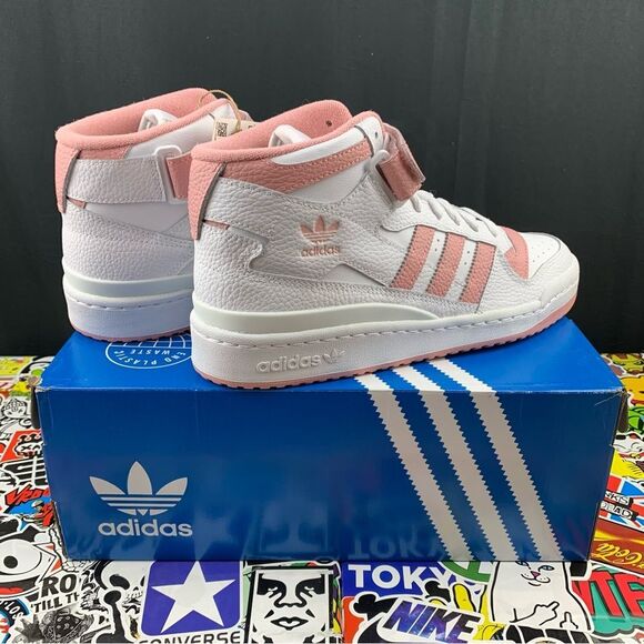 Adidas Forum 84 Mid Pink Womens Various Sizes - Picture 2 of 14